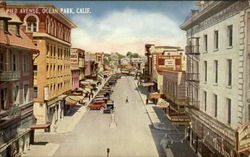 Pier Avenue, Ocean Park California Postcard Postcard