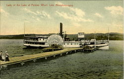 Lady Of The Lake At Perkins Wharf Postcard