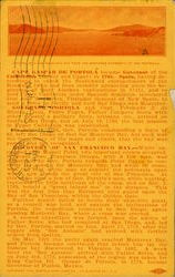 Looking Into San Francisco Bay From The Northern Extremity Of The Peninsula Postcard