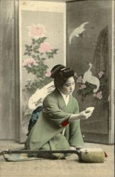 Golden Angel Japanese Suit Cleaning Works San Francisco, CA Asian Postcard Postcard