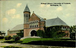 Billing Library, University Of Vermont Postcard