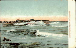 Surf At Hampton Beach New Hampshire Postcard Postcard