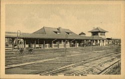 Railroad Station Postcard