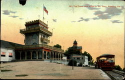 The Tower And Hotel On Mt. Penn Postcard