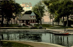 Shelter House, Deering Oaks Postcard