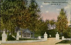 Entrance To Blossom Hill Cemetery Postcard
