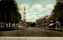 West Park Row Postcard