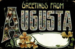 Greetings From Augusta Postcard