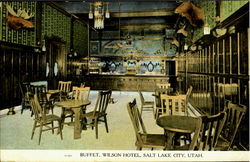 Buffet Wilson Hotel Postcard