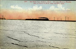 Salt Beds Salduro, UT Postcard Postcard