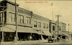 Business Street Athens, AL Postcard Postcard