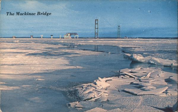 The Mackinac Bridge Mackinaw City Michigan