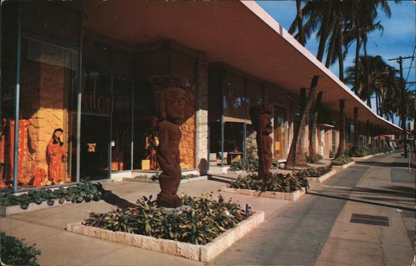 Waikiki Shopping District Hawaii
