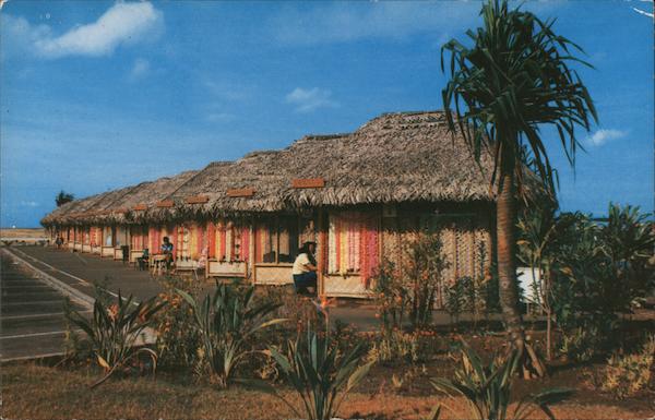 Lei Stands Near the Airport Honolulu Hawaii