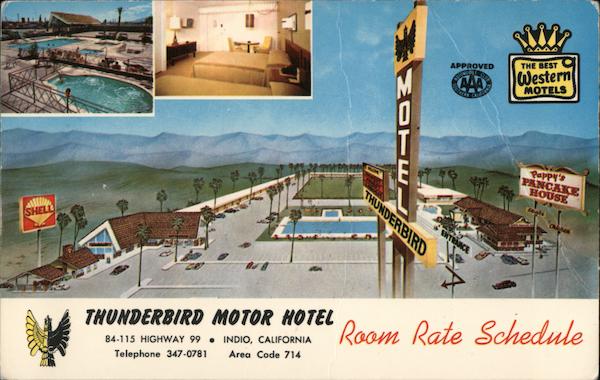 Thunderbird Motor Hotel Indio California
