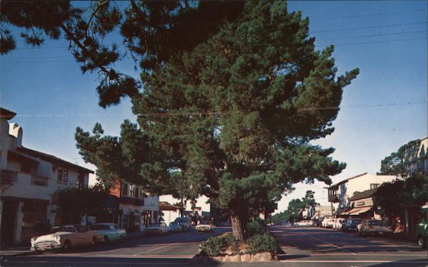 Picturesque Ocean Avenue Carmel California