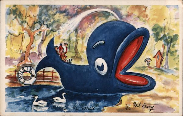 Willie the Blue Whale by Fred Lewy Art