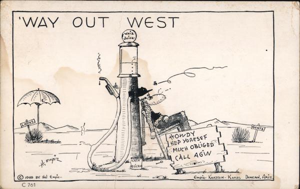 'Way Out West Hal Empie Comic, Funny