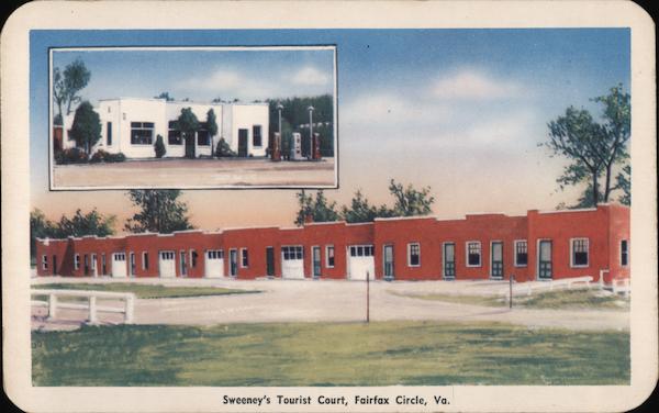 Sweeney's Tourist Court, Fairfax Circle, Va. Virginia