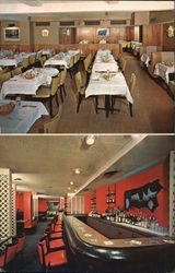 Black Angus Restaurant Postcard