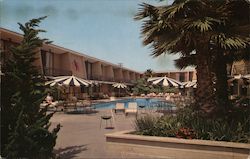 World's First Fly-In Hotel, LA International Aiport Postcard