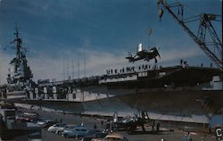 Loading Planes at the Naval Operating Base Postcard