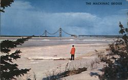 The Mackinac Bridge Postcard
