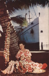 Flower Girl Postcard