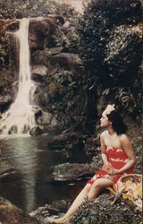 Island Girl Hawaii Postcard Postcard Postcard