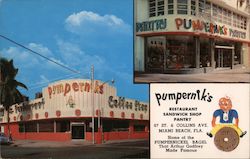 Pumperniks Restaurant Sandwich Shop Pantry Miami Beach, FL Postcard Postcard Postcard