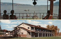 Skylark Motel & Seaplane Base on Beautiful Clear Lake Postcard