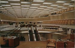 A View From the Banking Floor of the Republic National Bank Postcard