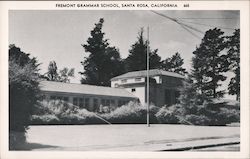 Fremont Grammar School, Santa Rosa, California Postcard