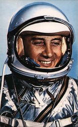 Captain Gus Grissom, USAF Postcard
