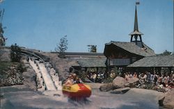 Bobsled at Disneyland Postcard
