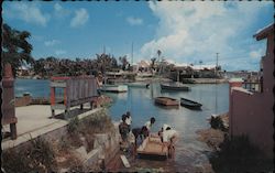 The Launching Flatts Village, Bermuda Postcard Postcard Postcard