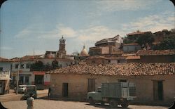 Partial View of the City Center Postcard