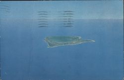 Aerial View of Wake Island Postcard