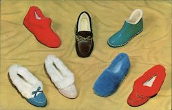 Tru-Stitch Moccasin Corp., Sioux Mox Slippers Postcard