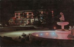 A Winter View of Mount Airy Lodge Postcard