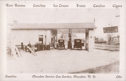 Macedon Service Gas Garden, Macedon, N.Y. New York Postcard Postcard Postcard