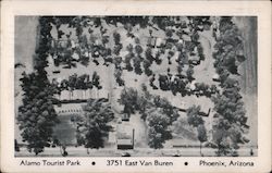 Alamo Tourist Park Postcard