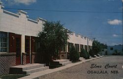 Elms Court Ogallala, NE Postcard Postcard Postcard