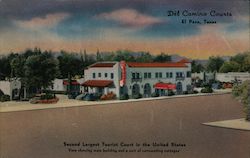 Del Camino Courts Postcard