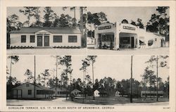 Bungalow Terrace Brunswick, GA Postcard Postcard Postcard