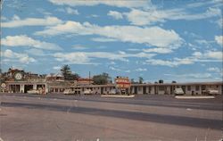 Morral's Motor Lodge Cities Service Gas Station Postcard