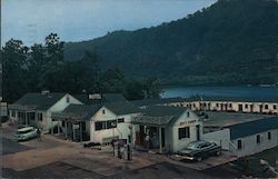 Edgewater Steak House and Motel Gauley Bridge, WV Postcard Postcard Postcard