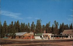 Pete's Motel, Laundromat, & Sinclair Products Postcard