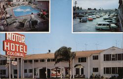 Colonial Motor Hotel Postcard