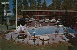 Tahoe Valley Motel Postcard